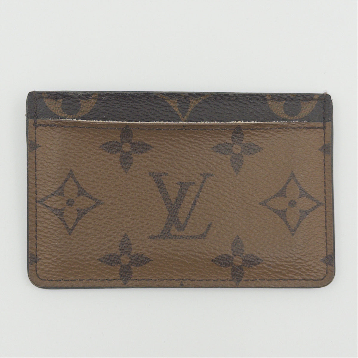 Pre-Owned LV Monogram Canvas Cardholder