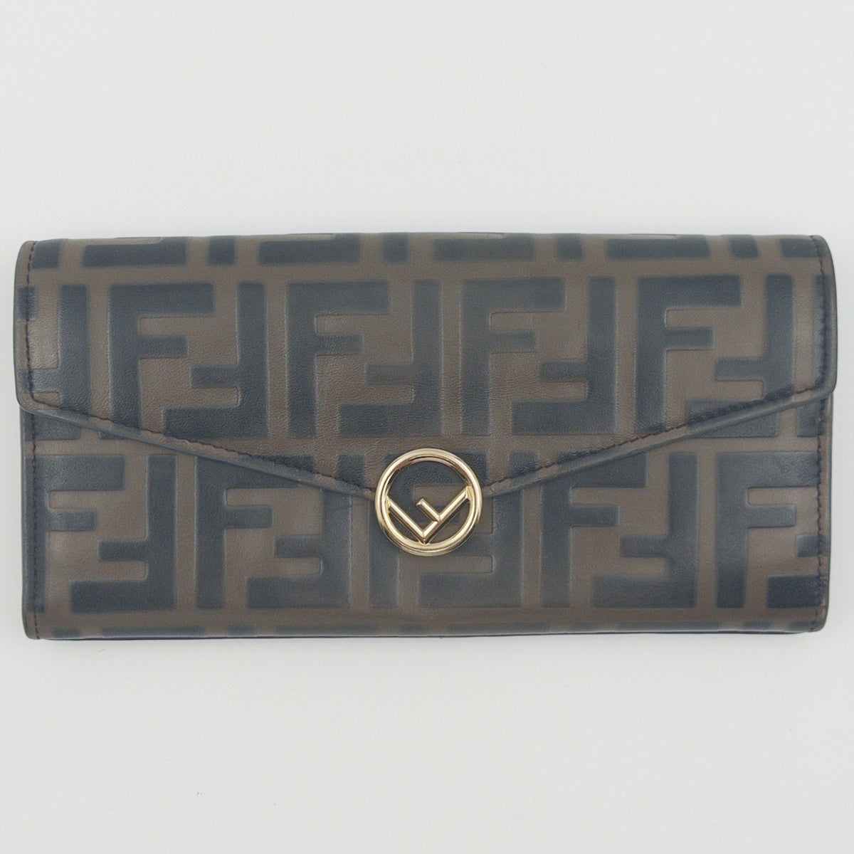 Pre-Owned Zucca Patent Leather Wallet