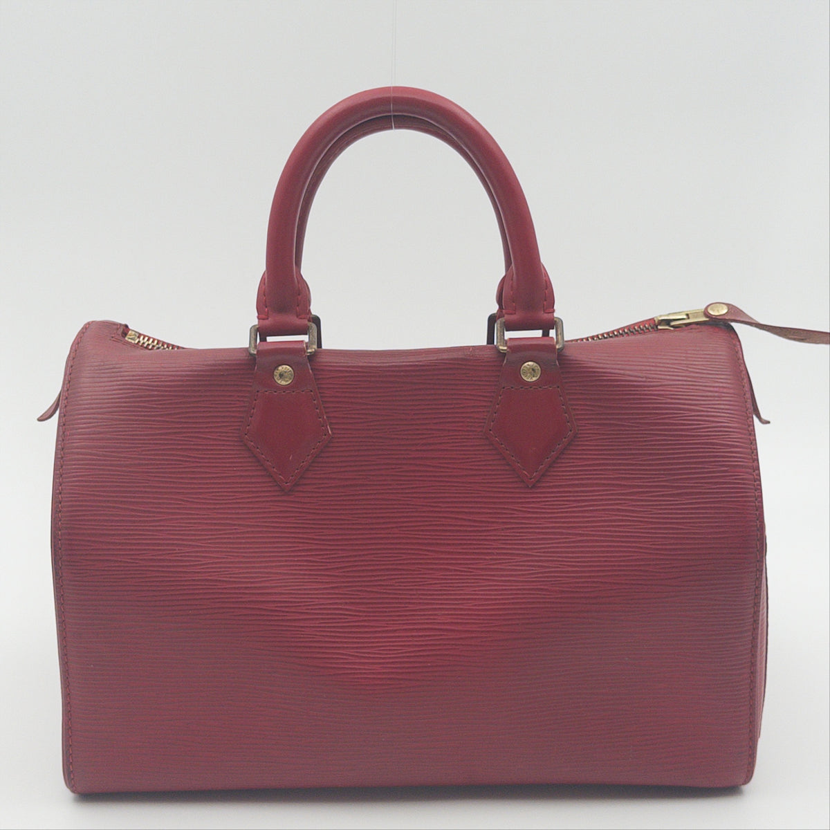 Pre-Owned Red Epileather Speedy 25