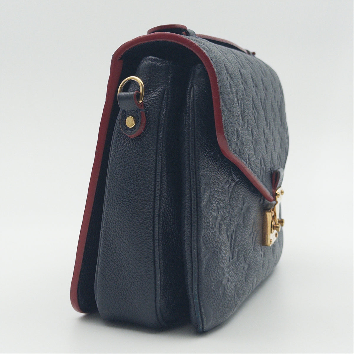 Pre-Owned Marine Rouge Empreinte Pochette Metis Crossbody Bag