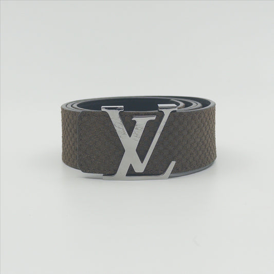 Pre-Owned Olive Green Leather Belt (85)