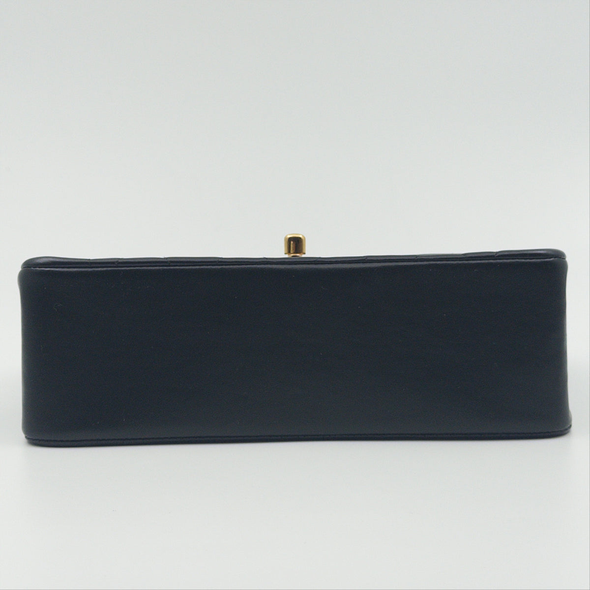 Pre-Owned Black Lambskin Diana Crossbody Bag