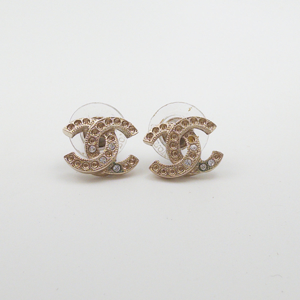 Pre-Owned CC Gold-Tone Earrings