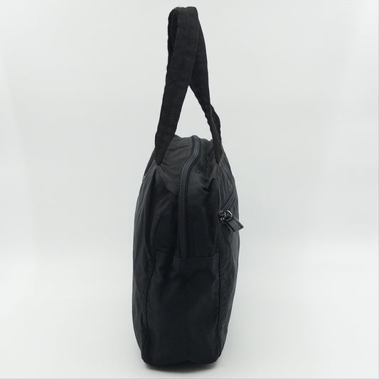 Pre-Owned Black Nylon Handbag