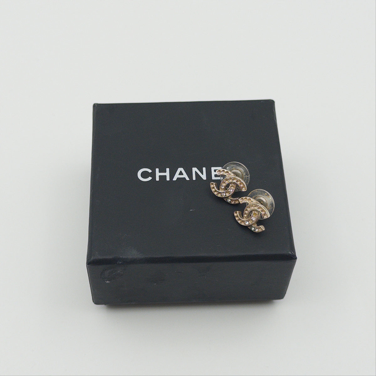 Pre-Owned CC Gold-Tone Earrings