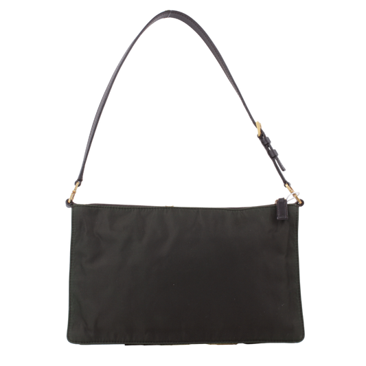 Khaki Nylon Pochette