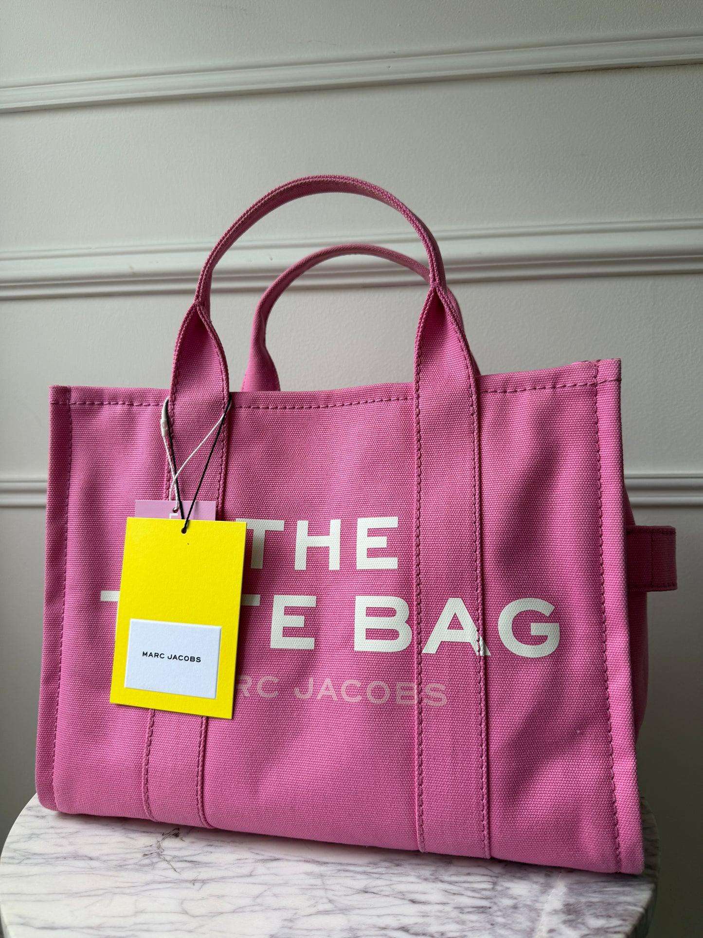 'The Tote Bag' Pink Canvas
