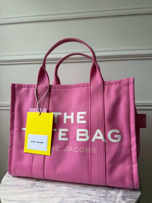 'The Tote Bag' Pink Canvas