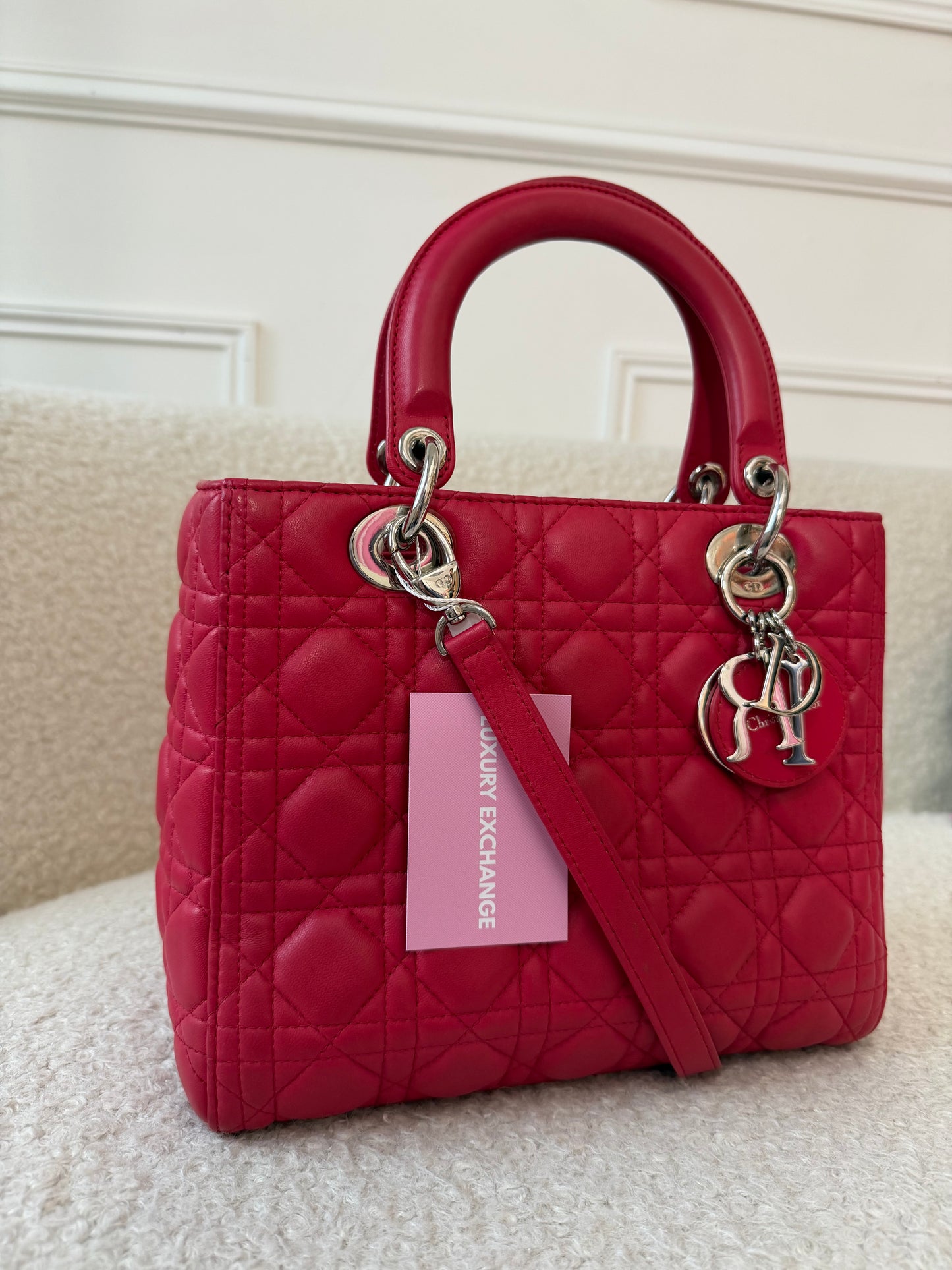 Pink Medium Lady Dior