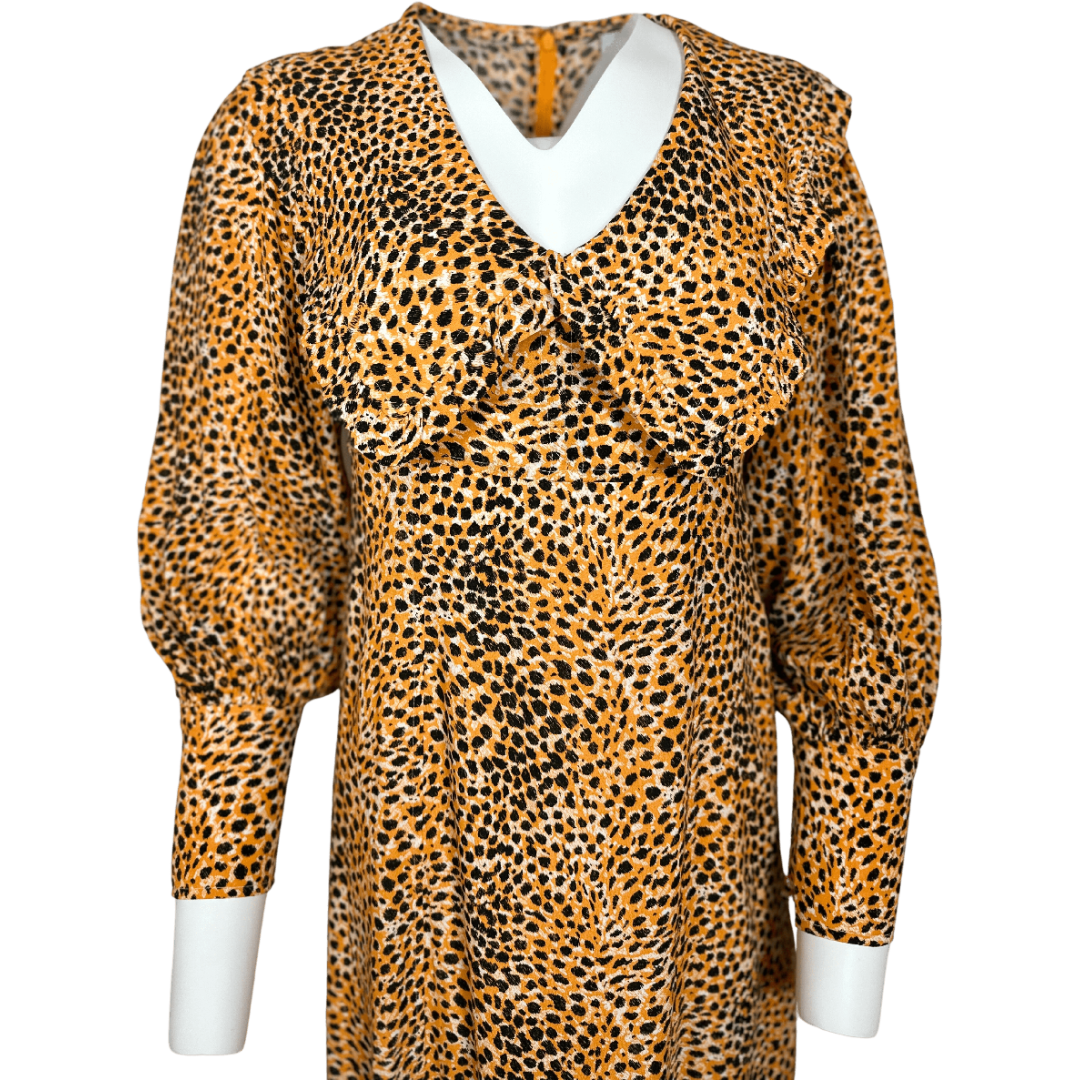 Ganni Leopard Print Dress