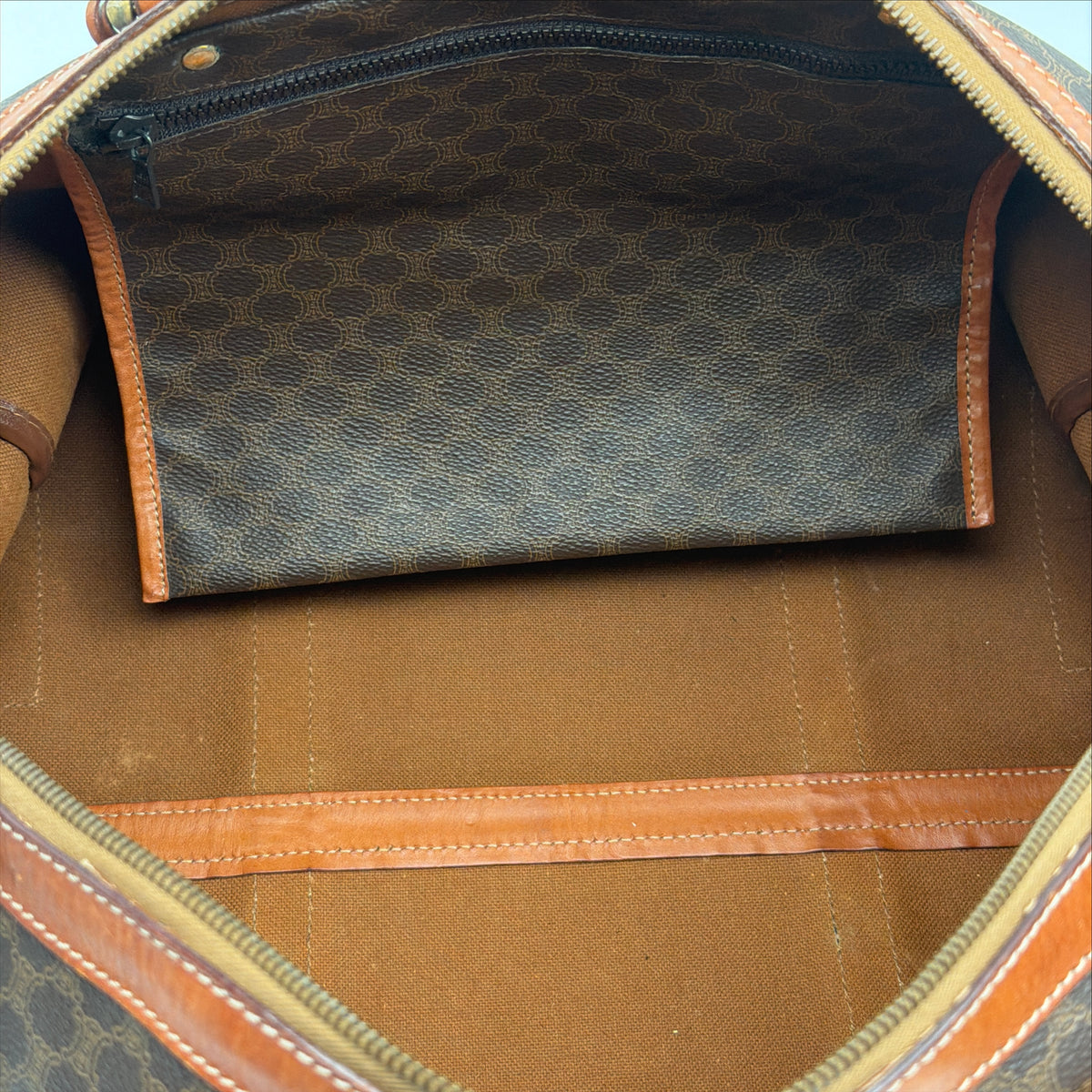 Pre-Owned Brown Macadam Canvas Keepall 40