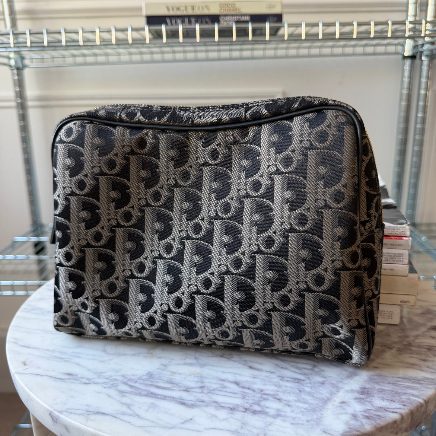 Pre-Owned Dior Oblique Nylon Clutch Bag