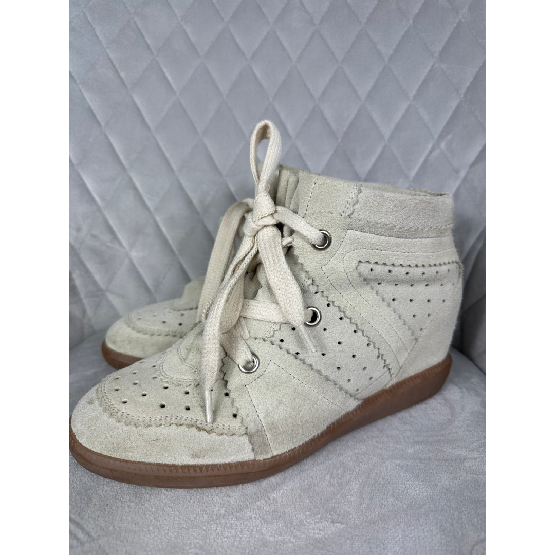 Isabel Marant Suede High Top Trainers