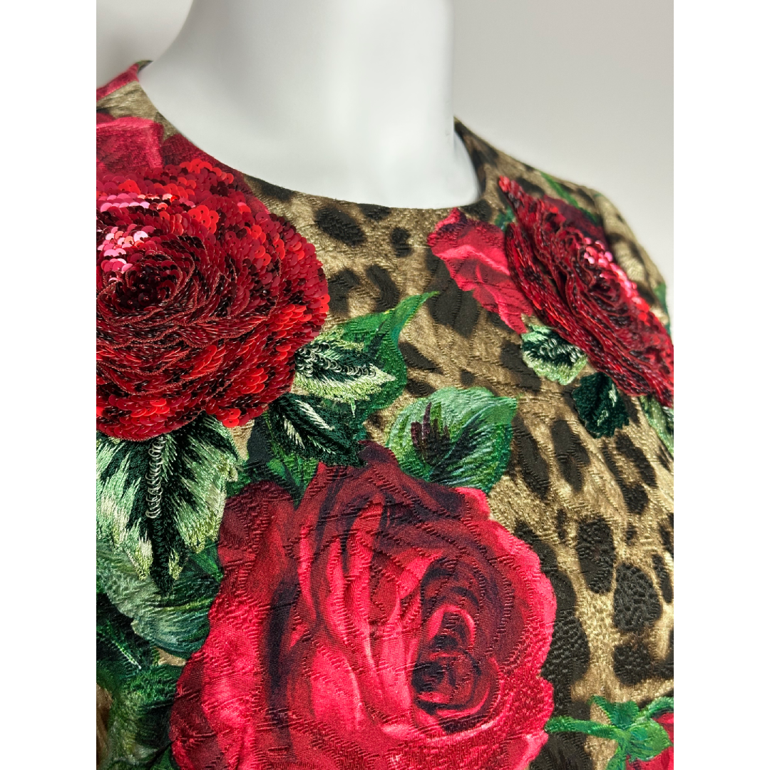 Dolce & Gabbana Leopard Print Dress