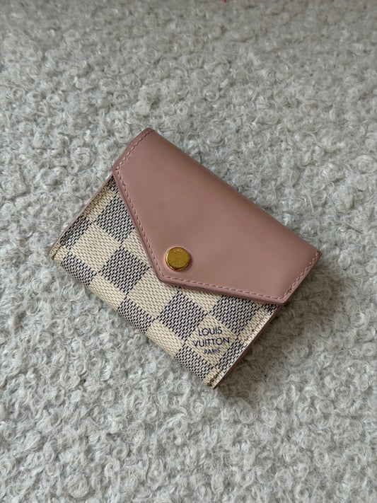 Pre-Owned Damier Azur Canvas Victorine Wallet