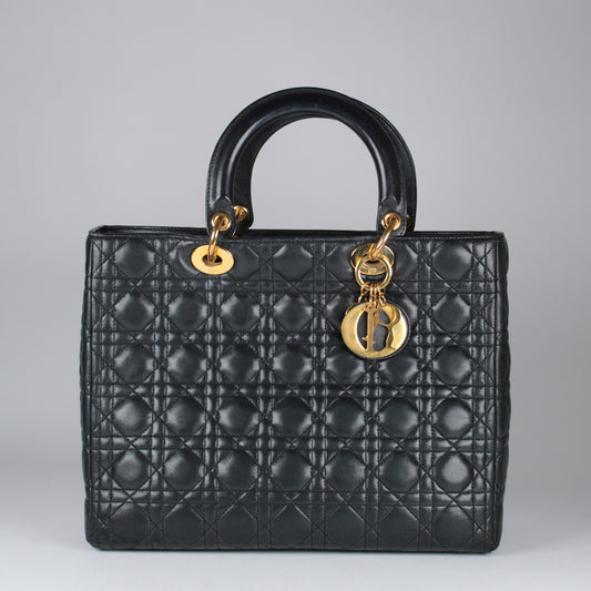 Lady Dior - Black - Large