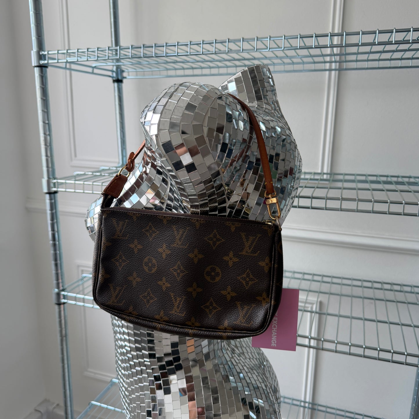 Pre-Owned LV Monogram Canvas Pochette Accessoires Shoulder Bag