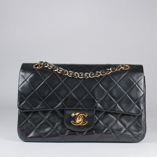 Classic Small - Black Lambskin