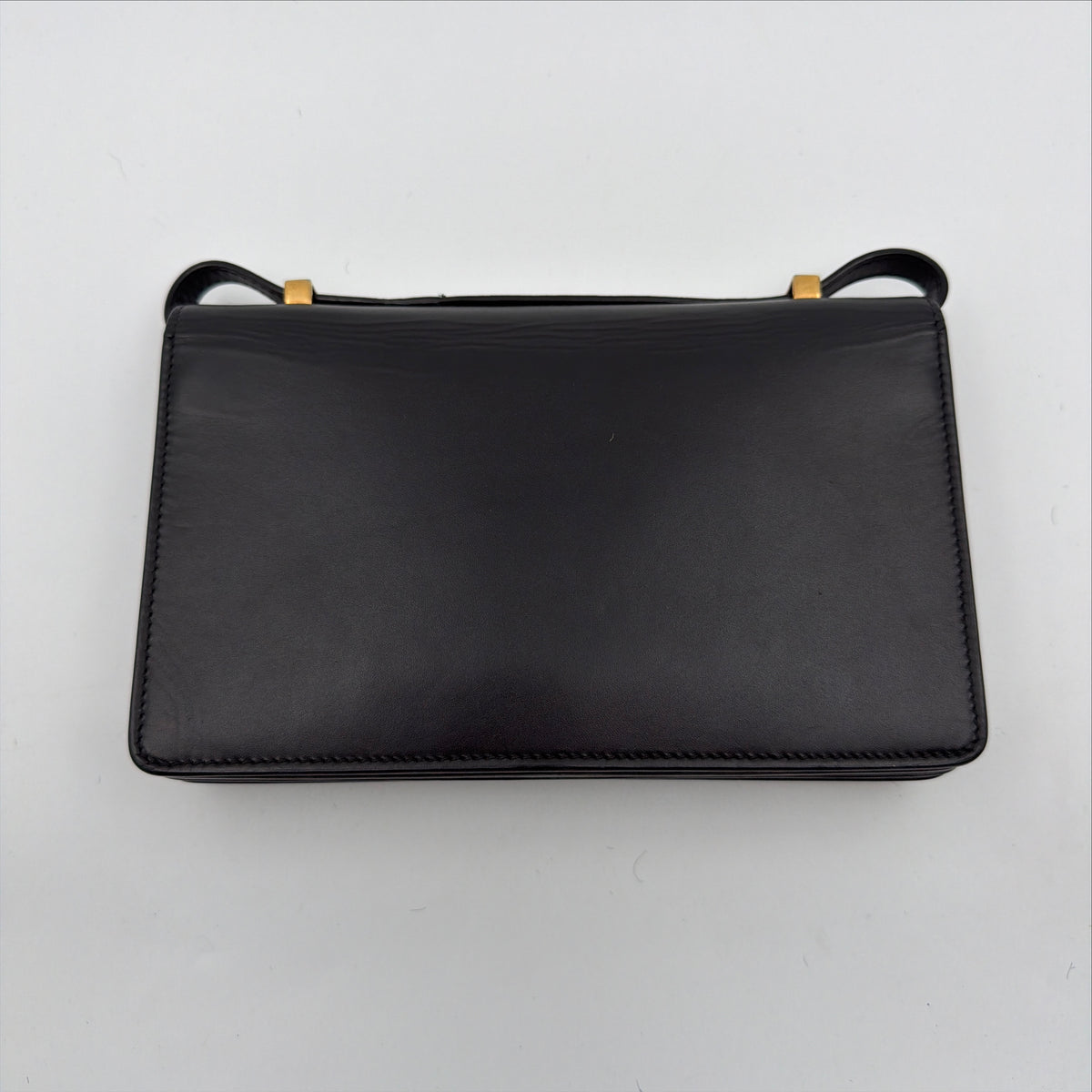 Pre-Owned Black Box Leather Crossbody Bag