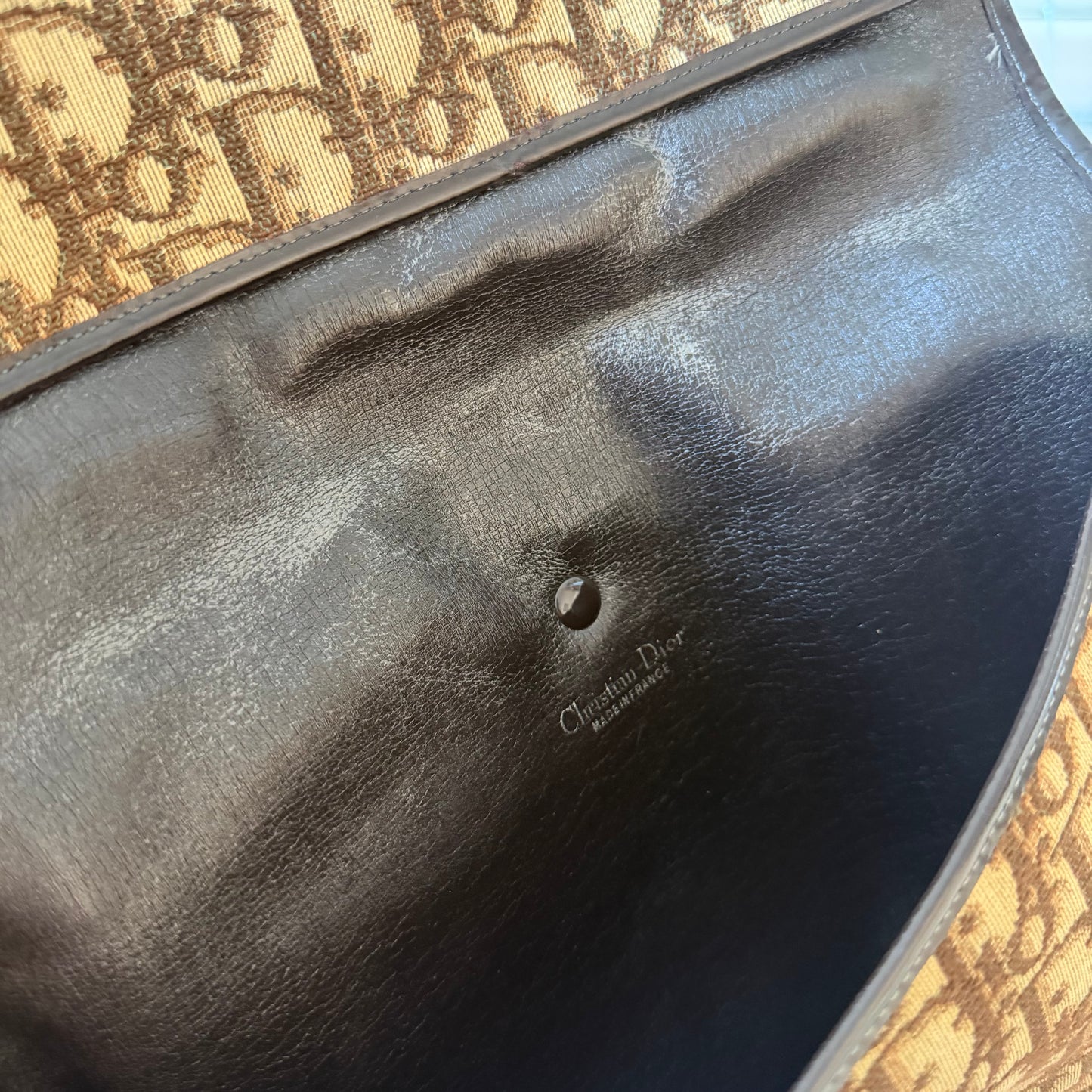 Pre-Owned Brown Trotter Canvas Shoulder Bag