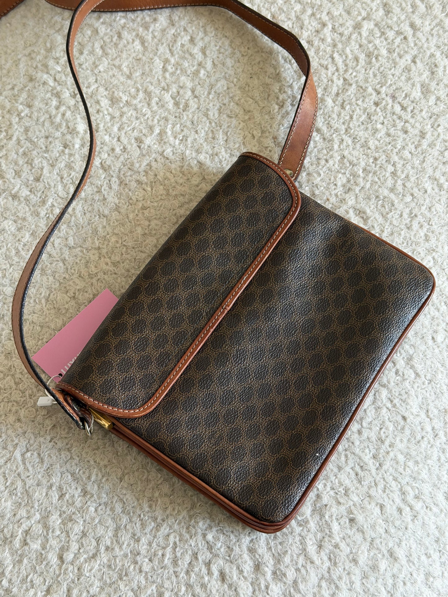 Pre-Owned Macadam Coated Canvas Crossbody Bag
