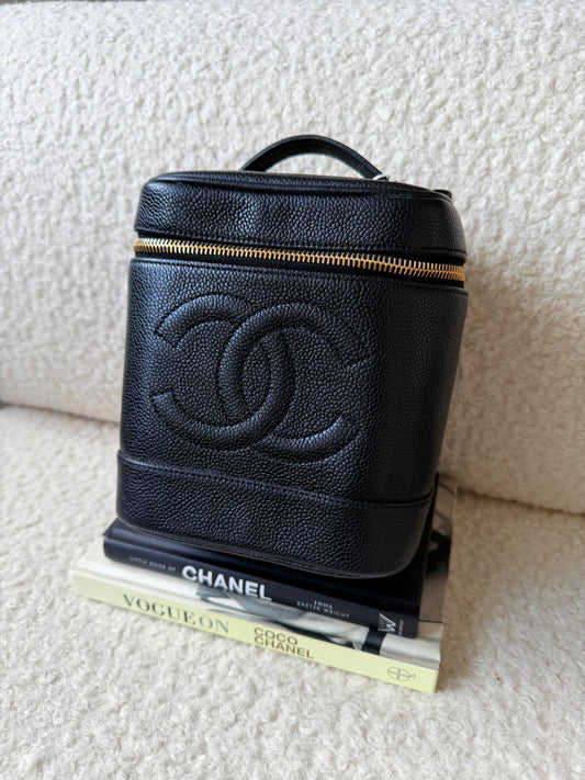 1994-96 Vintage Caviar Vanity Tall Gold Tone Hardware