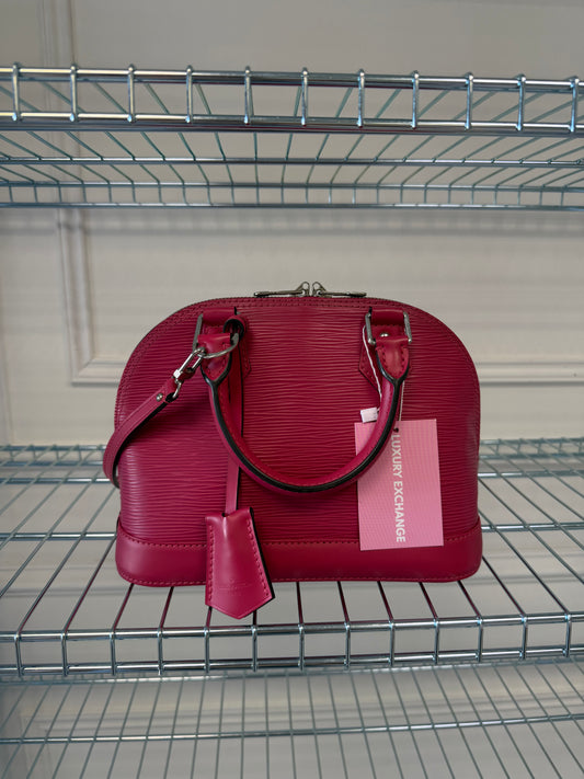 Pre-Owned Pink Epileather Alma BB