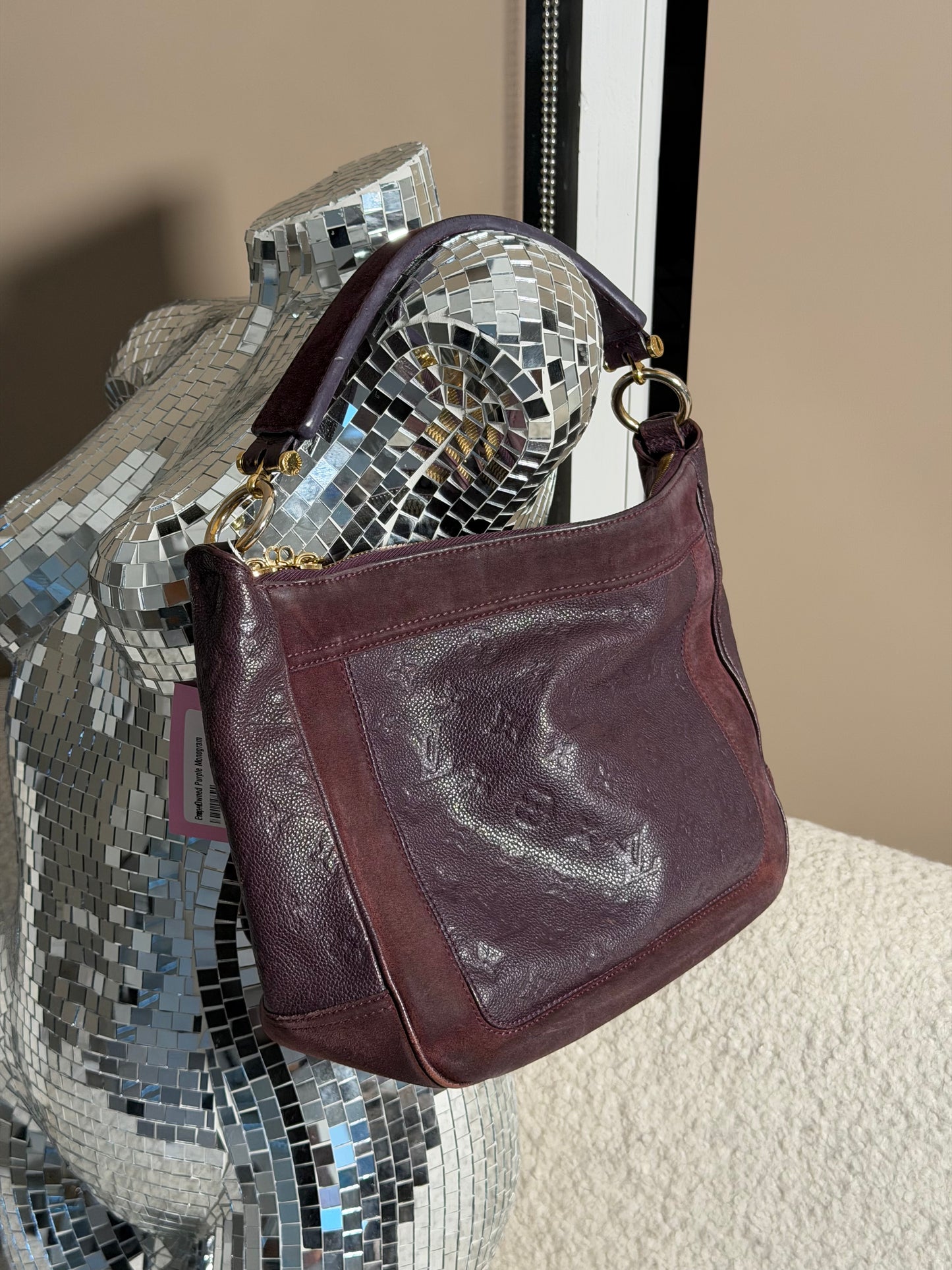 Pre-Owned Purple Monogram Empreinte Leather Handbag