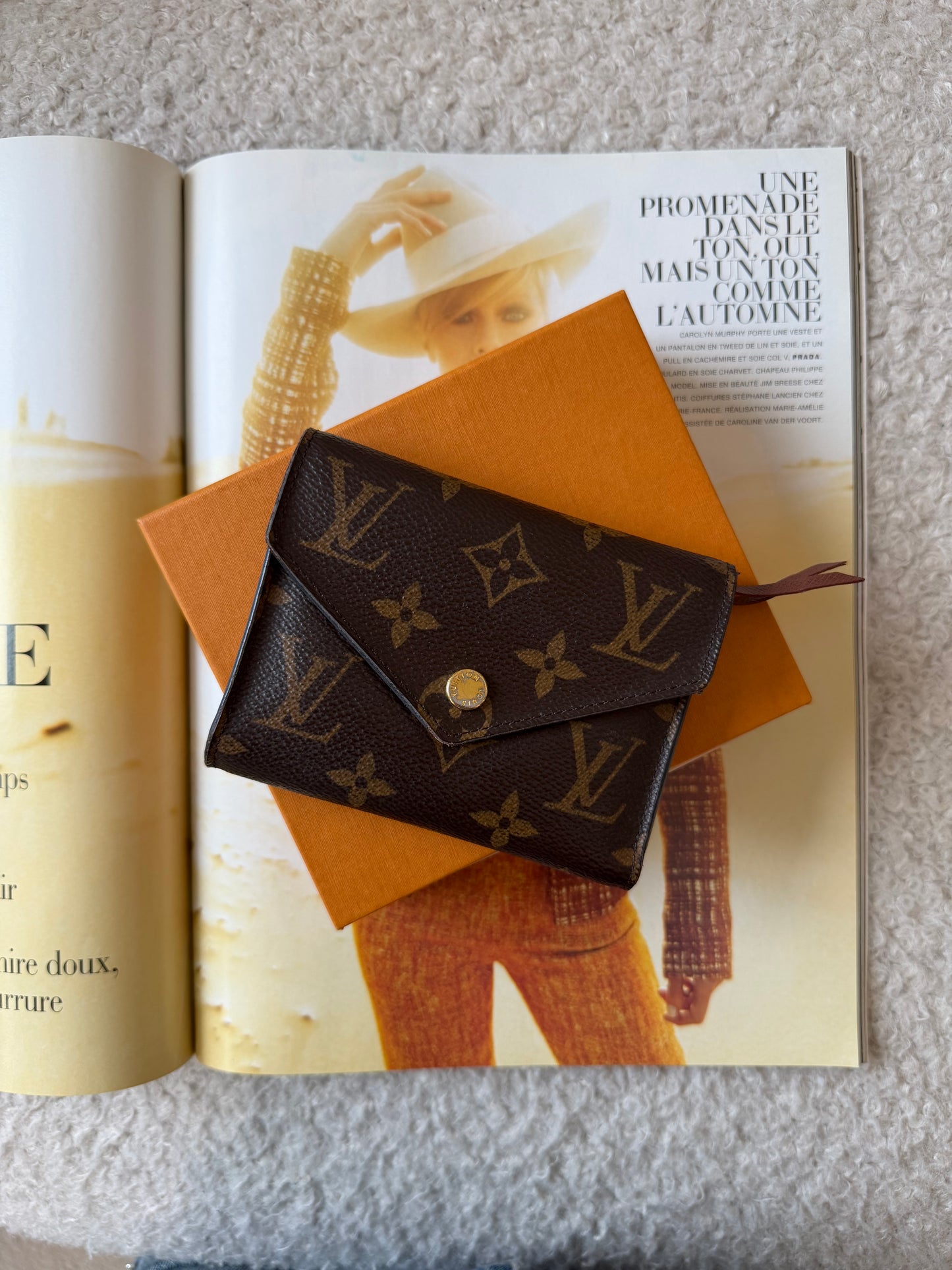 Pre-Owned LV Monogram Coated Canvas Wallet