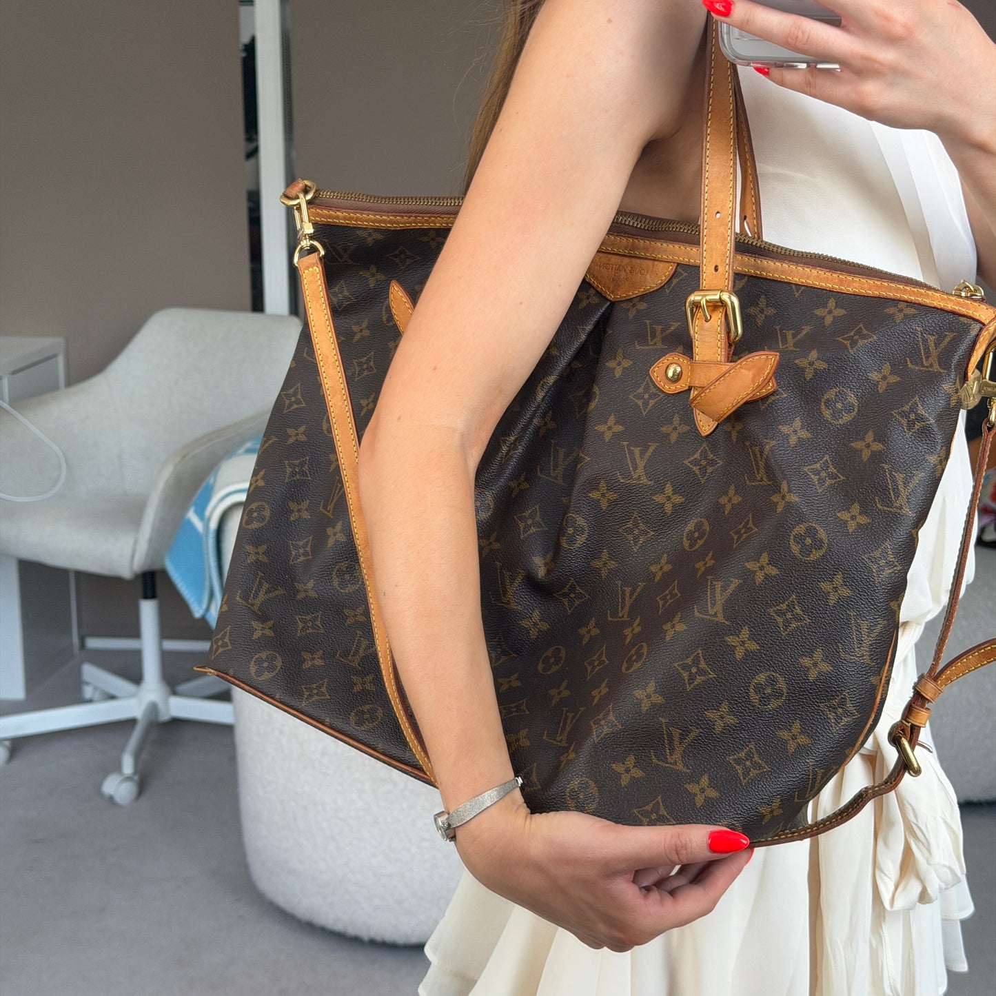 Pre-Owned LV Monogram Canvas Palermo GM