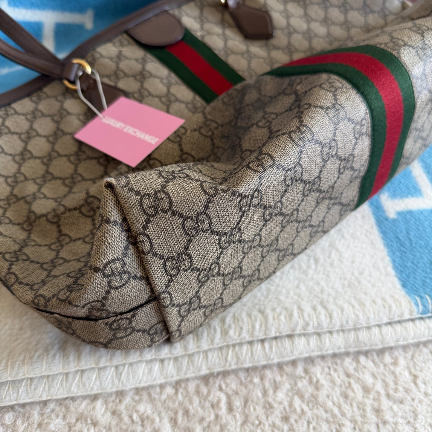 Pre-Owned GG 'Ophidia' Coated Canvas Shopper Tote