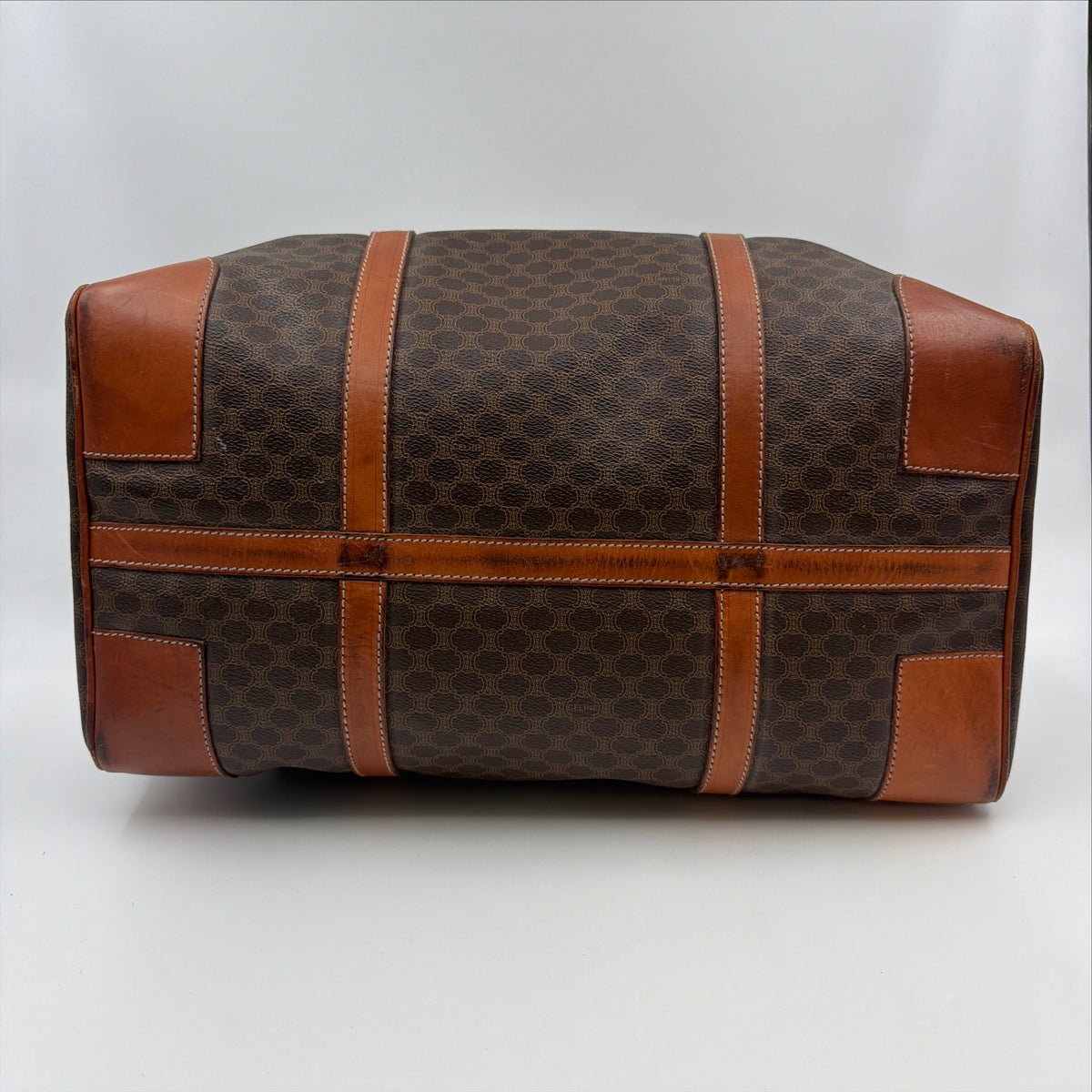 Pre-Owned Brown Macadam Canvas Keepall 40
