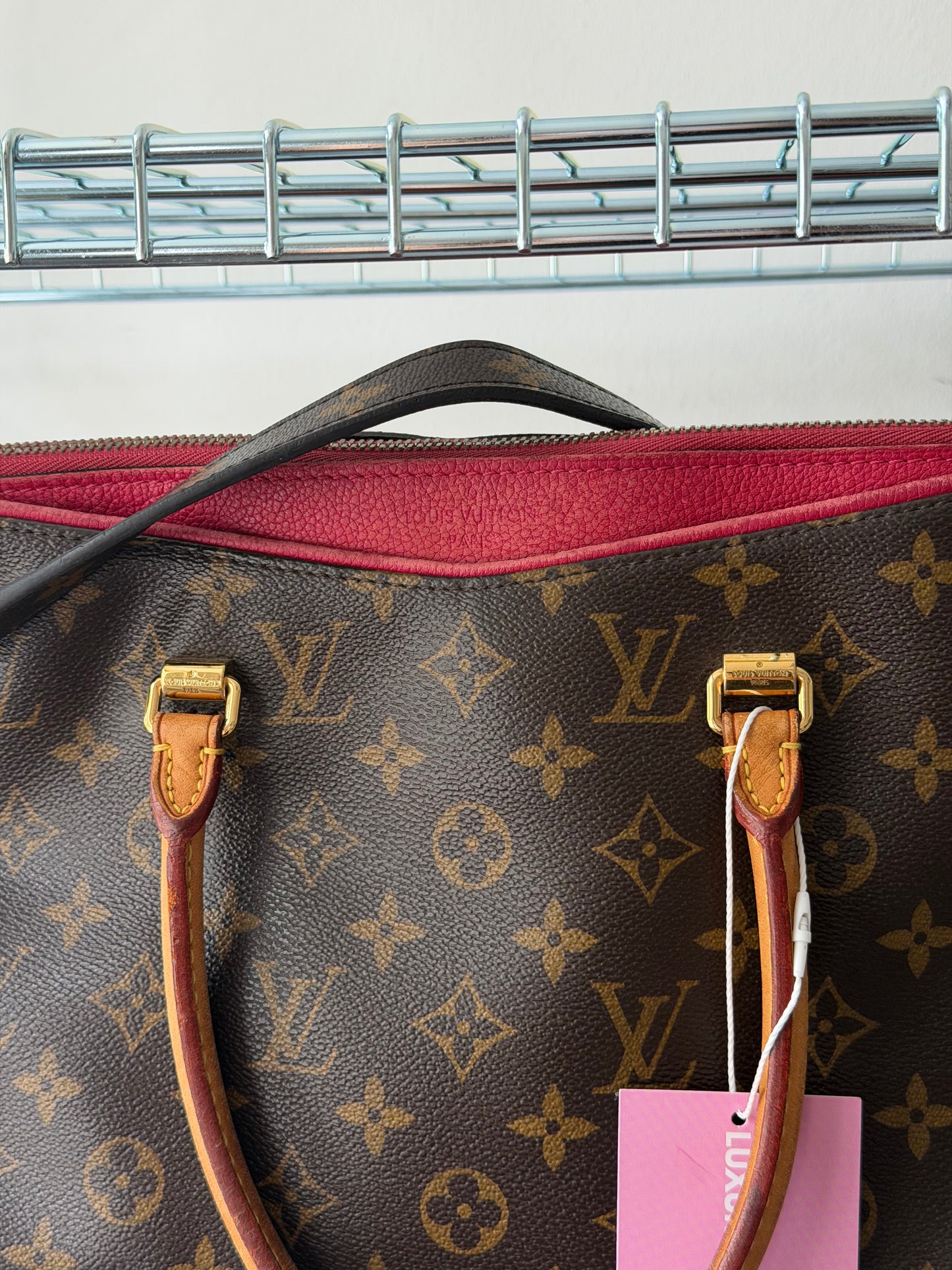 Pre-Owned LV Monogram Canvas Pallas Shoulder Bag
