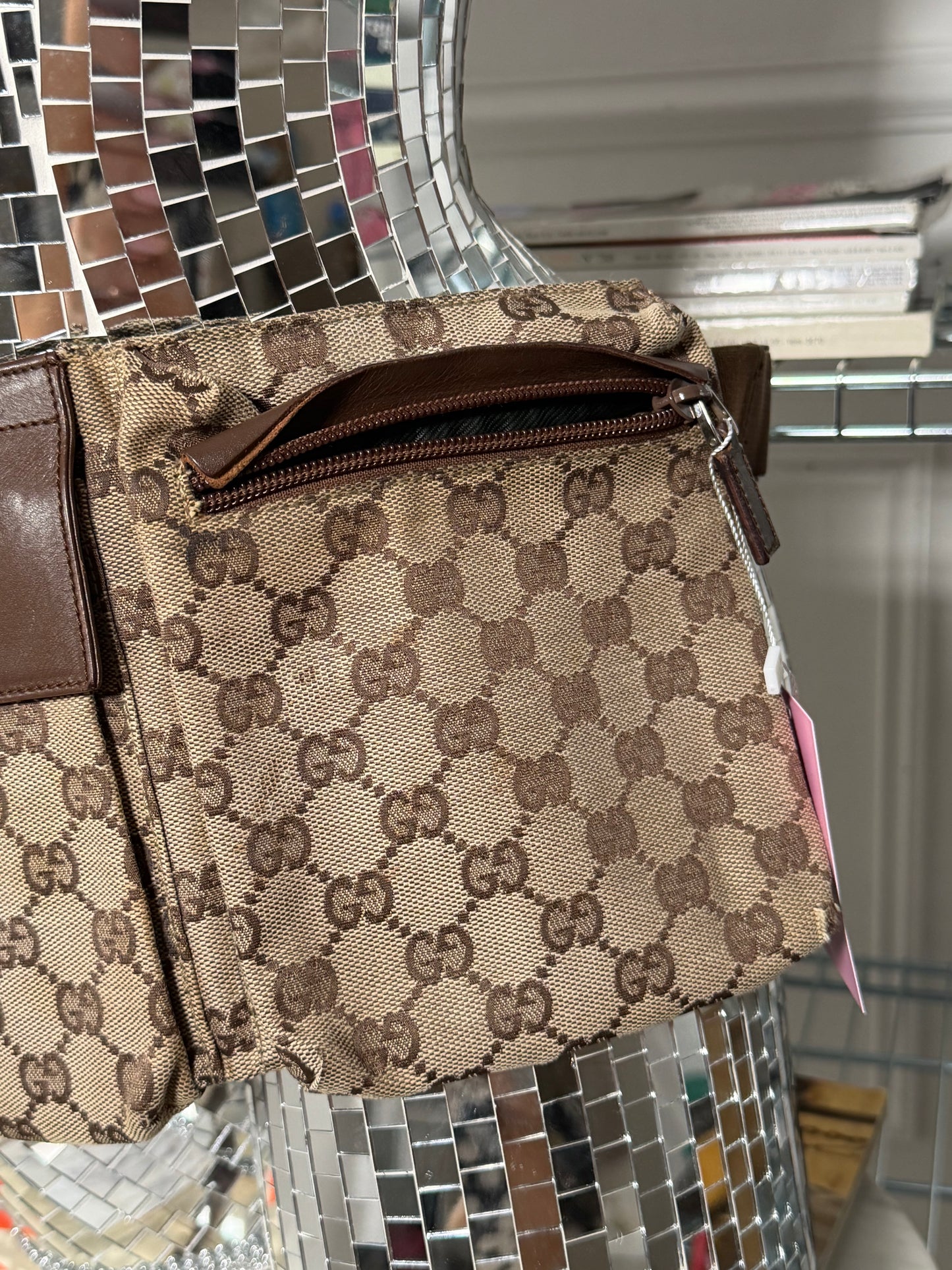 Pre-Owned GG Canvas/Leather Bum Bag