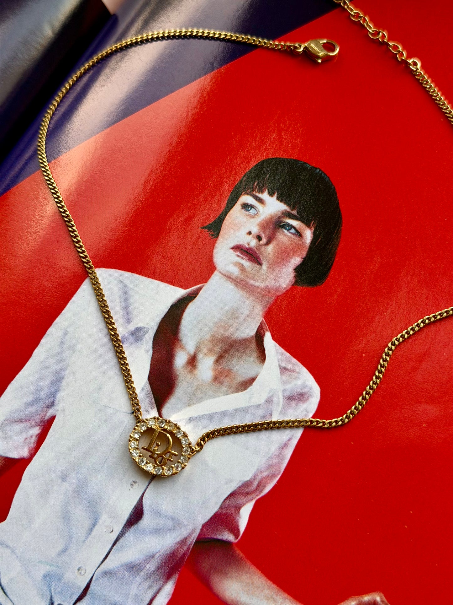 Pre-Owned Gold-Tone Metal Necklace