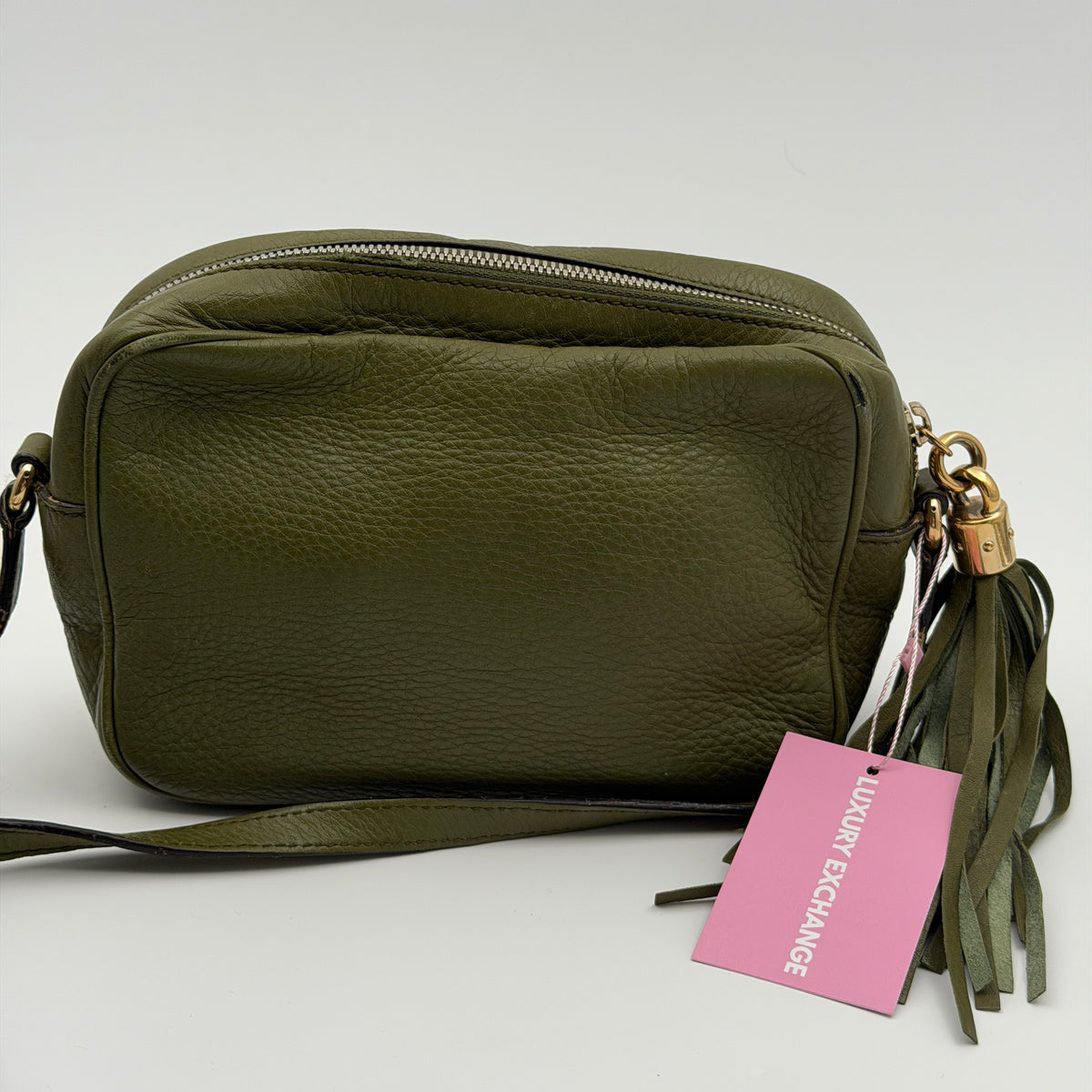 Pre-Owned Green Soho Leather Camera Bag