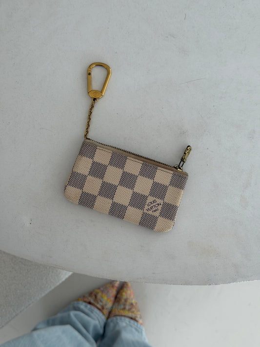 Pre-Owned Damier Azur Canvas Key Pouch