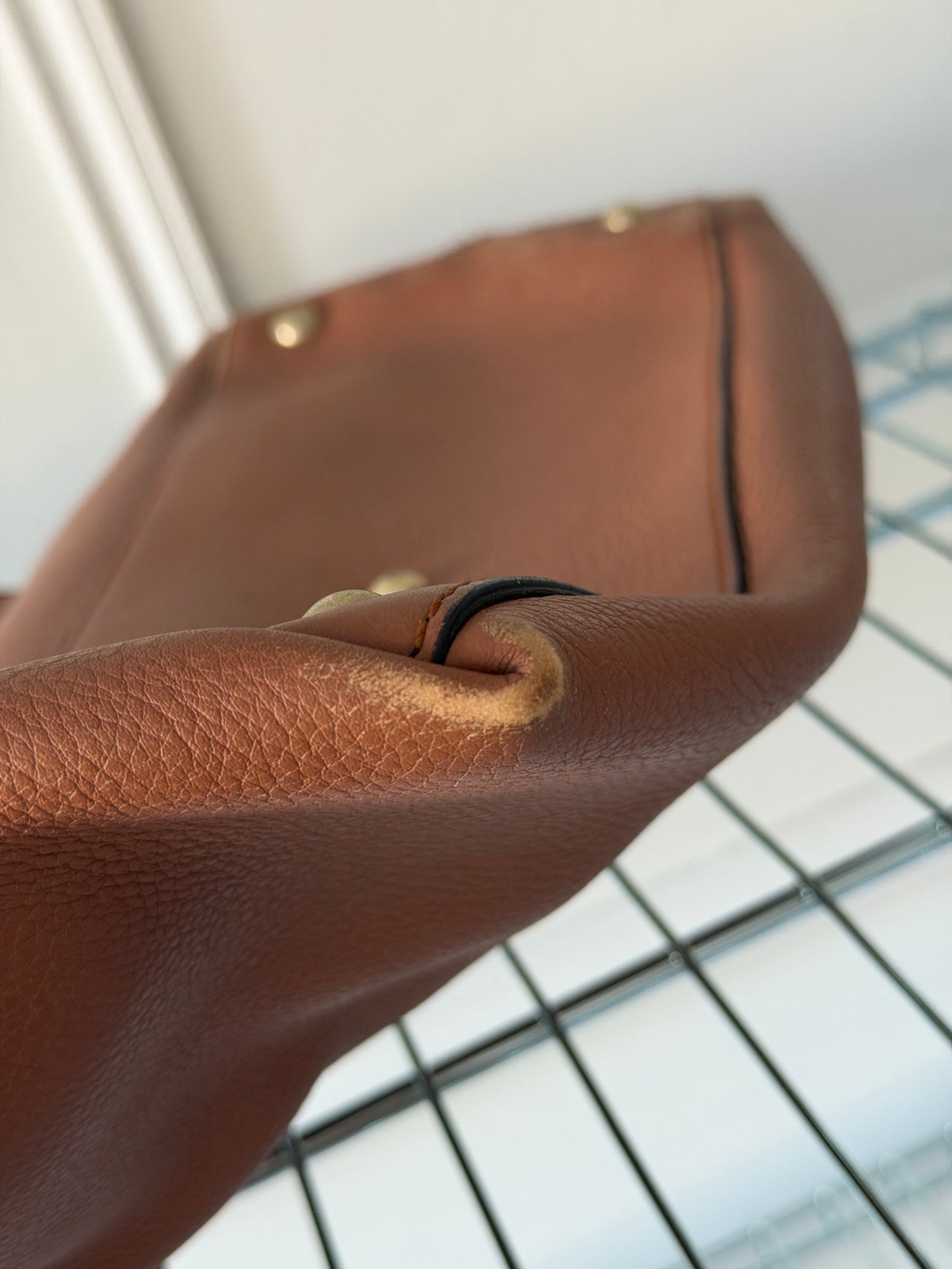Pre-Owned Brown Soho Pebbled Leather Crossbody Bag