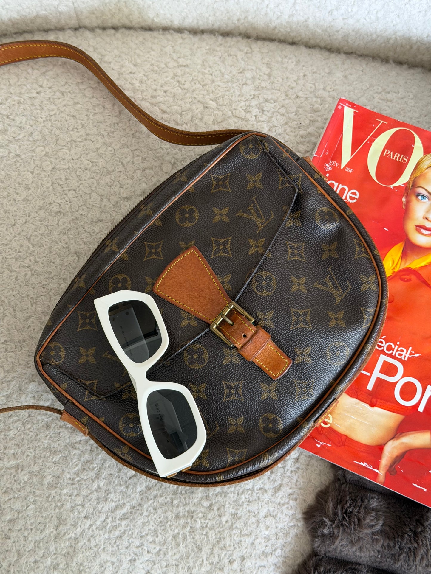 Pre-Owned LV Monogram Canvas Jeune Fille Handbag