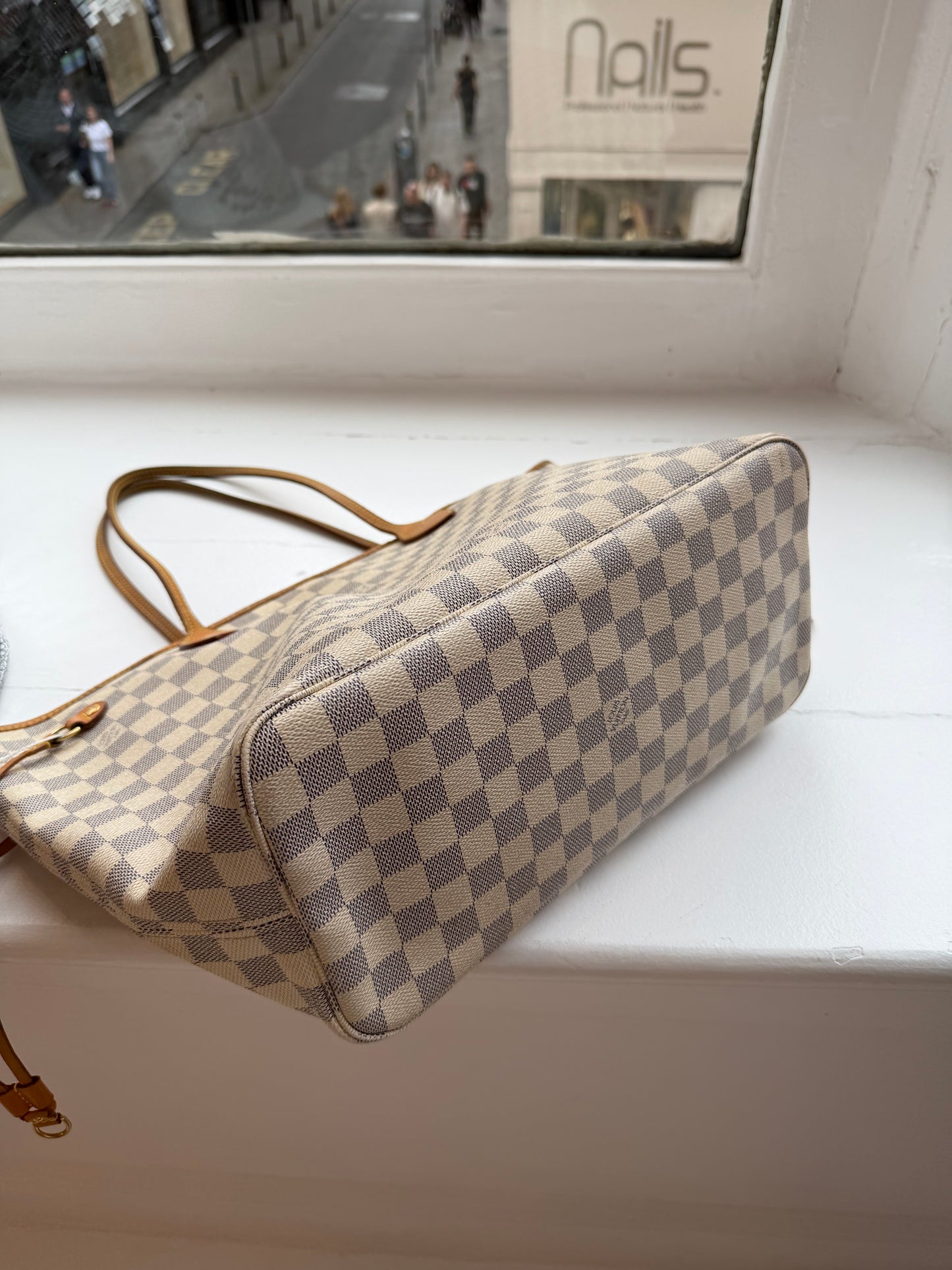 Damier Azur Canvas Neverfull MM