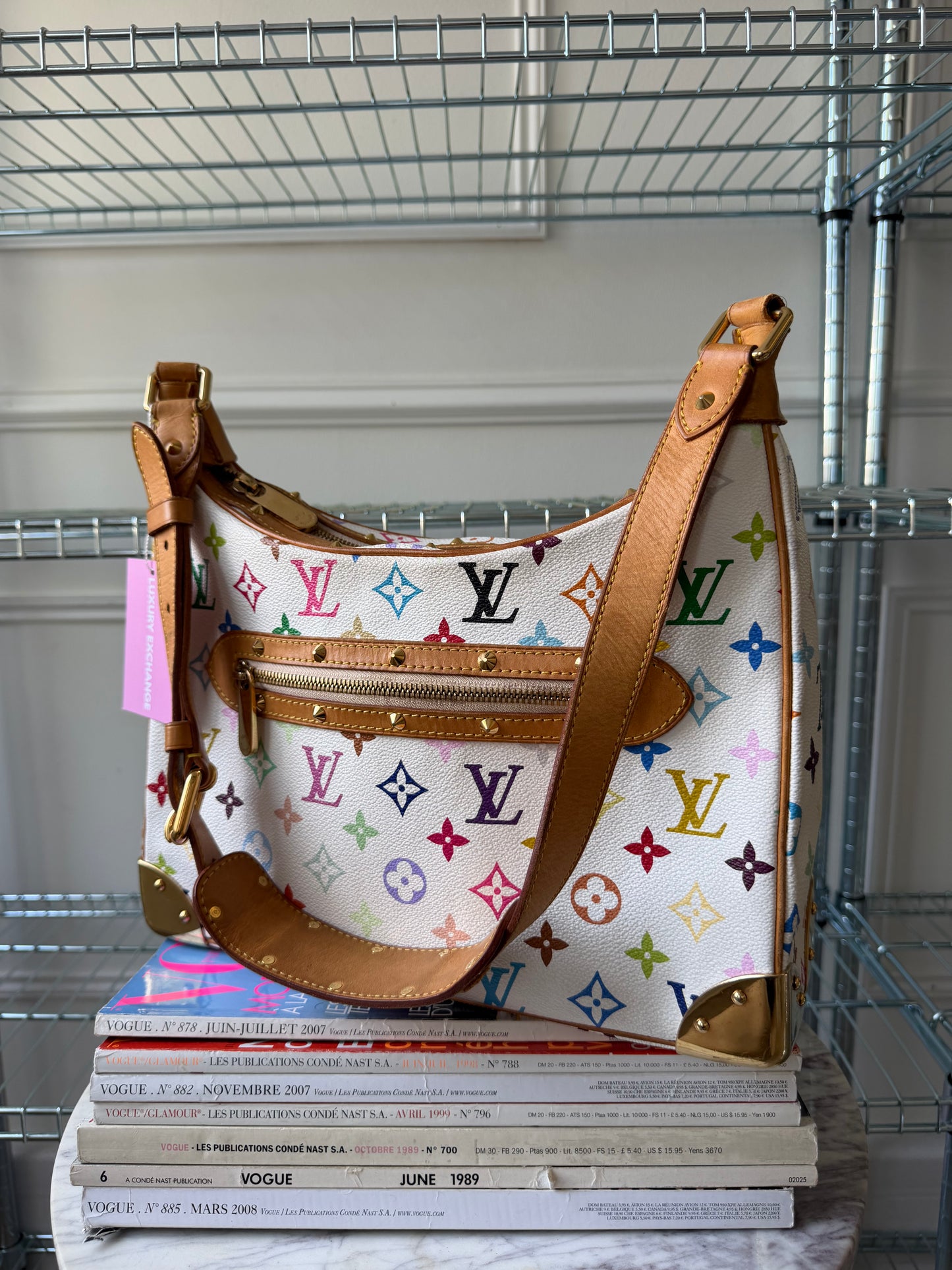 Pre-Owned LV x Murakami Multicolore Canvas Boulogne Shoulder Bag