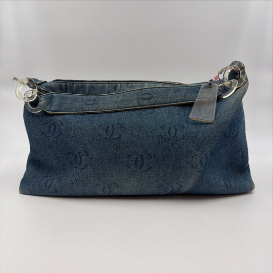 Pre-Owned Denim Handbag