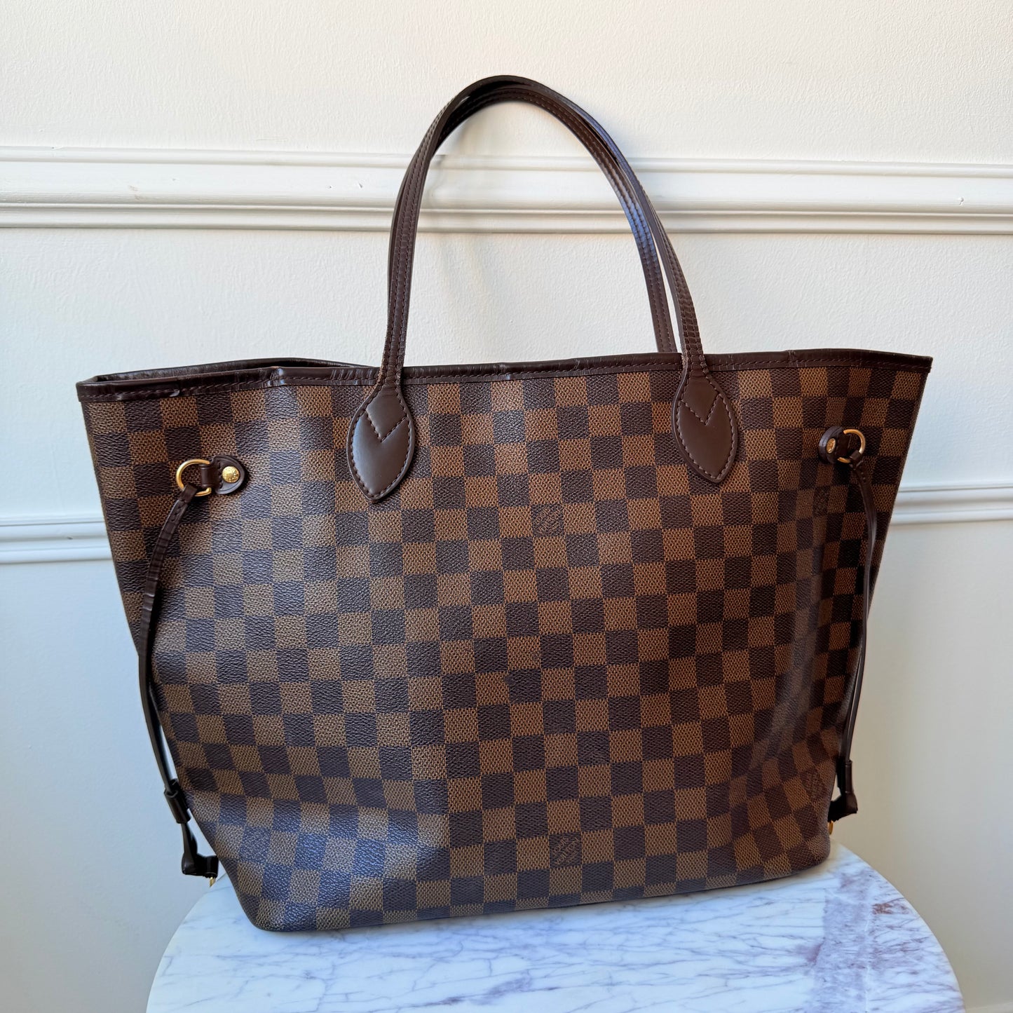 2009 Neverfull MM Damier Ebene
