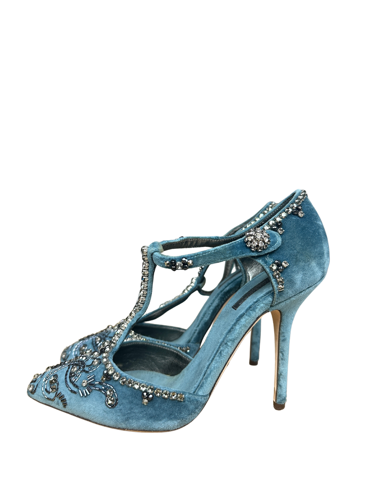 Dolce & Gabbana Velvet Heels