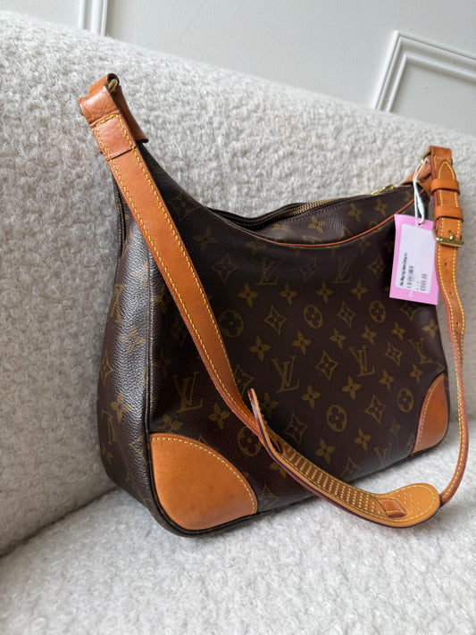 LV Monogram Canvas Boulogne Handbag