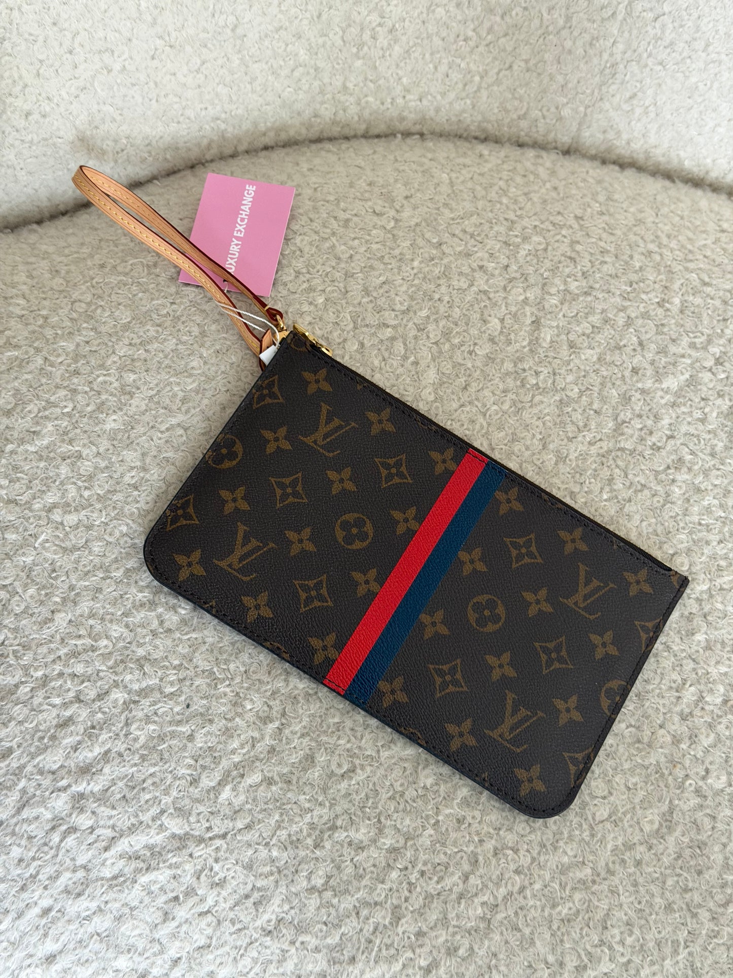 Pre-Owned LV Monogram Canvas Neverfull Pochette Clutch Bag