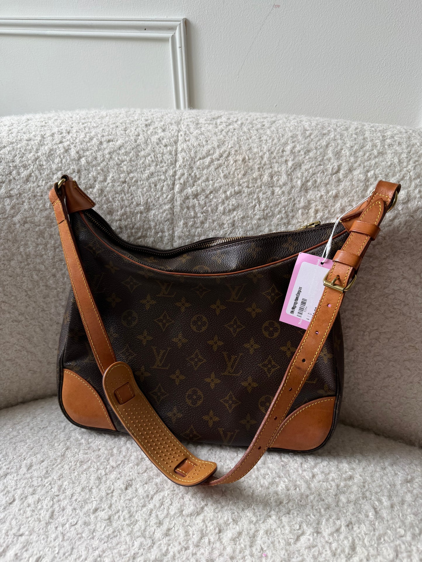 LV Monogram Canvas Boulogne Handbag