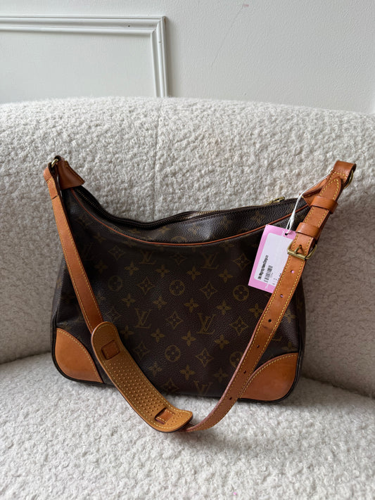 LV Monogram Canvas Boulogne Handbag