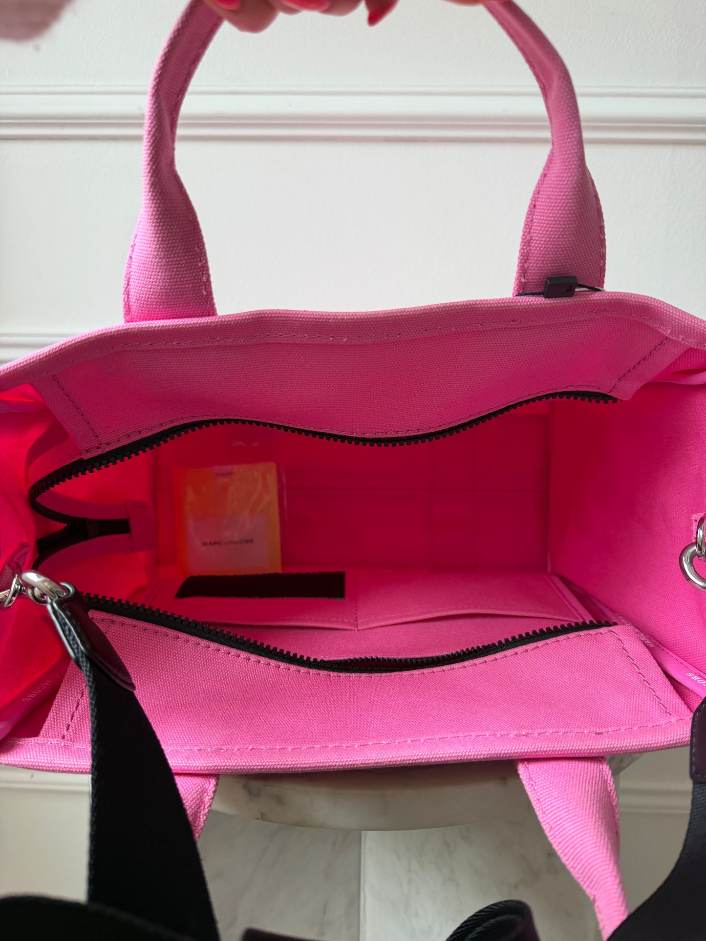 'The Tote Bag' Pink Canvas