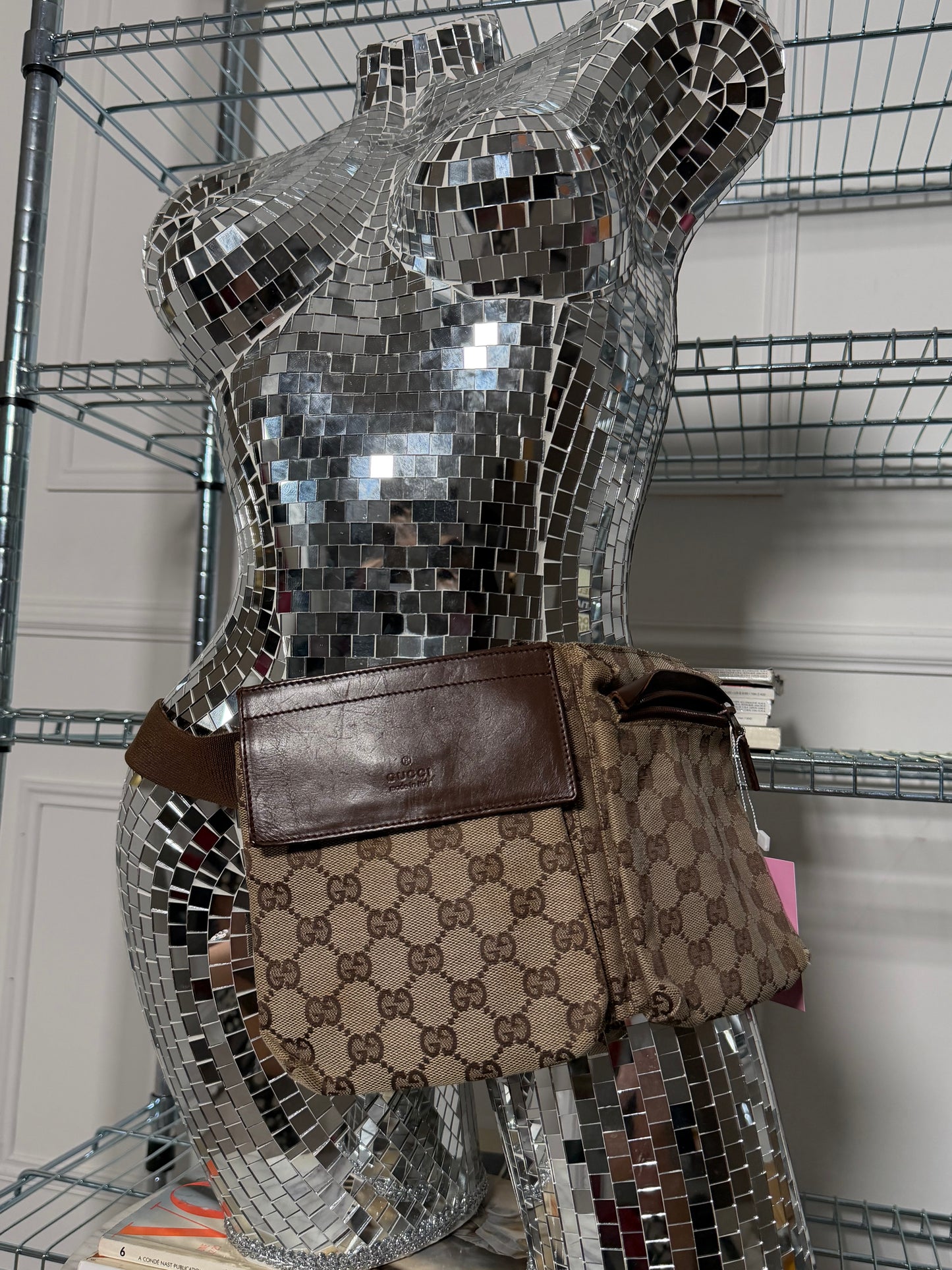 Pre-Owned GG Canvas/Leather Bum Bag